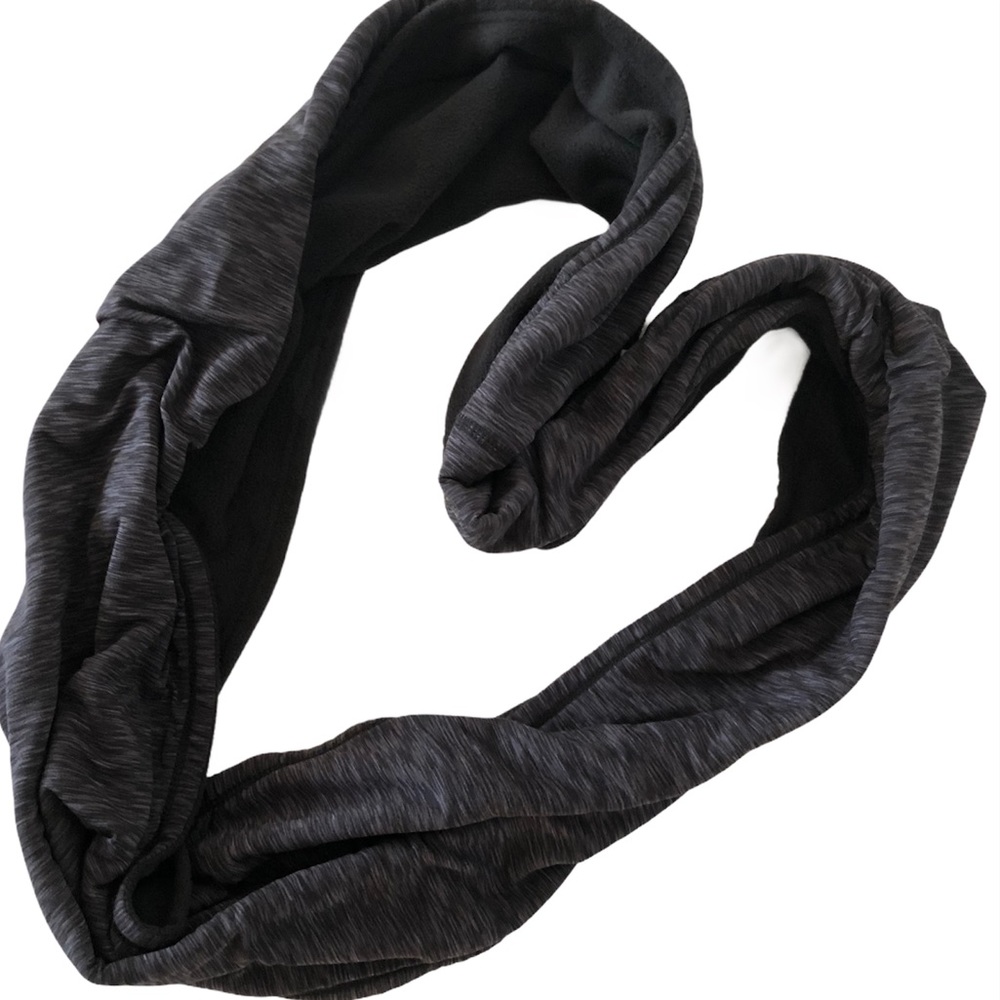 Reversible Yoga Infinity Winter Scarf Fleece warm